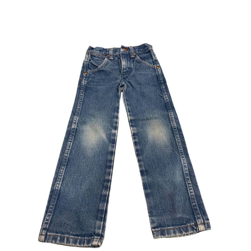 Vintage Wrangler Jeans Toddler Boy 4 Slim Rodeo Western Cowboy Denim Cotton